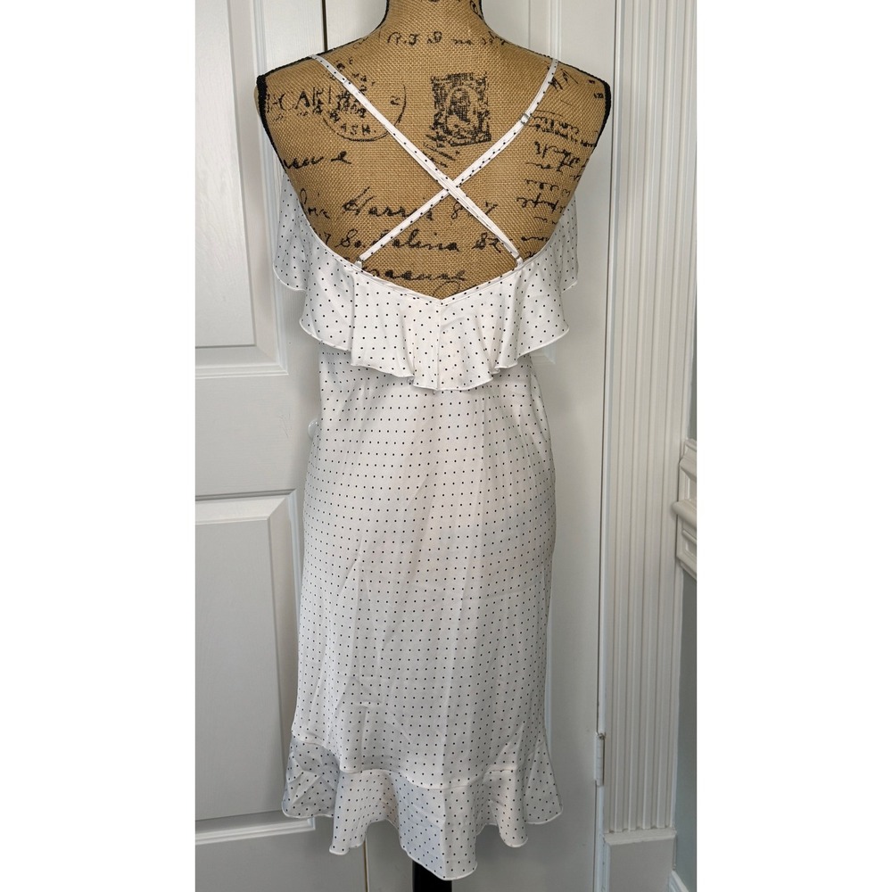 Vintage Victorias Secret Polka Dot Ruffle Robe and Slip Dress‎ Set  XS EUC - Picture 6 of 11